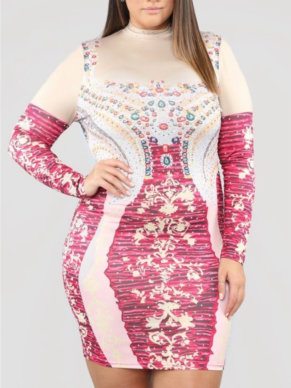 Bead Queen Mini Dress women’s size Large